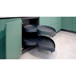 Выкатная корзина для кухни ЛОТОС KRM10/900-1000/R/GRPH