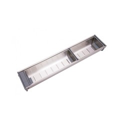 Поддон из нержавеющей стали PC05/GR/103x472